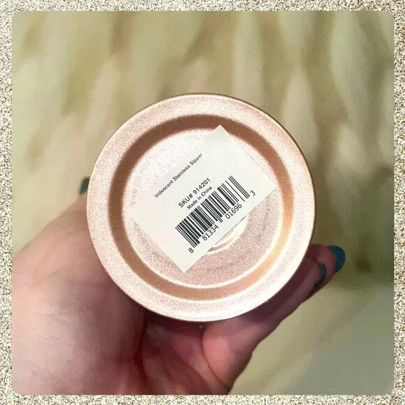 🍩 NWT Dunkin' Donuts Iridescent Champagne Gold 24oz SS Tumbler - Picture 5 of 5